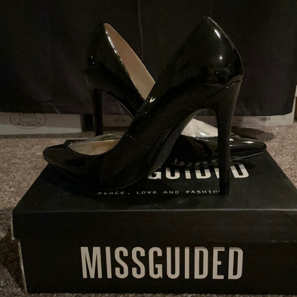Missguided black heels